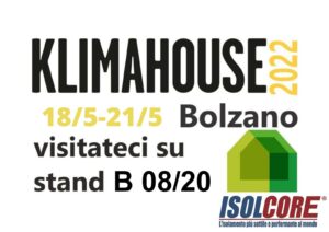 KLIMAHOUSE DAL 15 AL 21 MAGGIO 2022